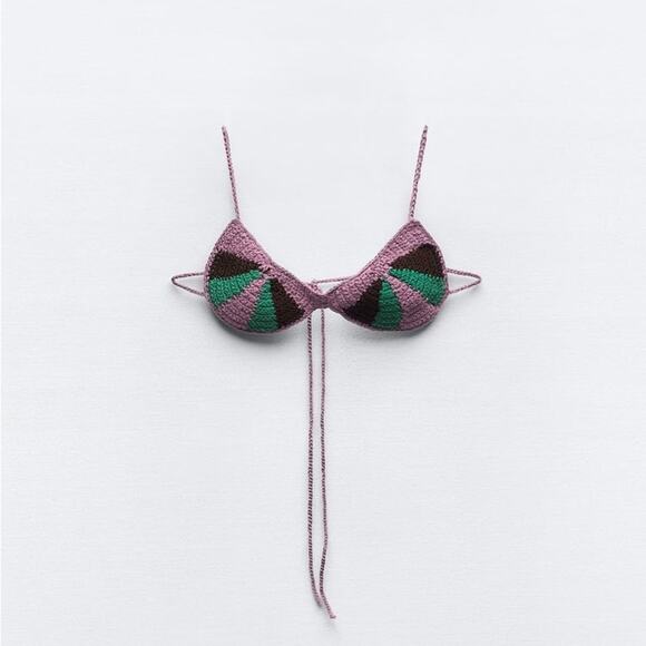 ZARA CROCHETED BRALETTE - Picture 5 of 7